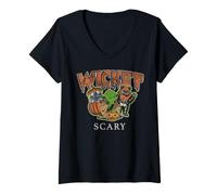 Femme Star Wars Wicket Scary Halloween T-Shirt avec Col en V