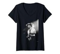 Femme Status Quo Rick Parfitt 1979 Par Simon Fowler T-Shirt avec Col en V