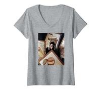 Femme Stephen Tintin Duffy of Duran Duran Chris Duffy Photographie T-Shirt avec Col en V