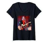 Femme Stereophonics Kelly Jones Performance & Cocktails Cardiff T-Shirt avec Col en V