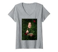 Femme Steve Martin Avions Trains Et Automobiles Michael Grecco T-Shirt avec Col en V