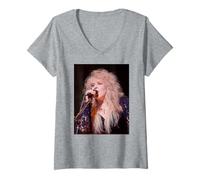 Femme Stevie Nicks, Chanteur de Fleetwood Mac, Dreams Live 1990 T-Shirt avec Col en V