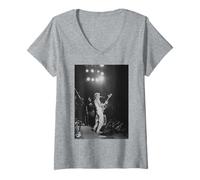 Femme Sting The Police en concert avec Zenyatta Mondatta Tour 1980 T-Shirt avec Col en V