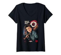 Femme Stranger Things The Spy T-Shirt avec Col en V