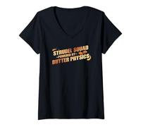 Femme Strudel Squad Powered by Butter Physics T-Shirt avec Col en V