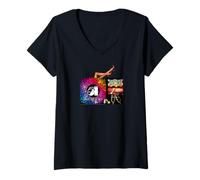 Femme Studio 54_Disco_003 T-Shirt avec Col en V