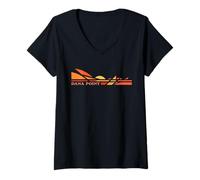 Femme Style de Vie californien à Dana Point T-Shirt avec Col en V