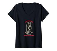 Femme Subwoofers Funny Music Gear Pun Parce Que la Taille Compte T-Shirt avec Col en V