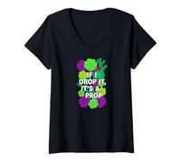 Femme Succulent Propagation If I Drop It Its A Prop Gardening T-Shirt avec Col en V
