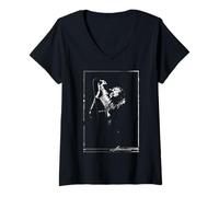 Femme Suede Brett Anderson Live par Michael Robert Williams T-Shirt avec Col en V