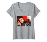 Femme Suède Chanteur Brett Anderson Head Music 1999 T-Shirt avec Col en V