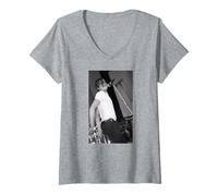 Femme Suede Live Brett Anderson Beautiful Ones par Andy Willsher T-Shirt avec Col en V