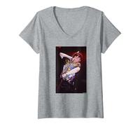 Femme Suicide Synth-Punk Duo Alan Vega Live par Andy Willsher T-Shirt avec Col en V