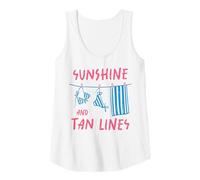 Femme Sunshine and Tan Lines Summer Beach Vacation Maillots de Bain Bikini Débardeur