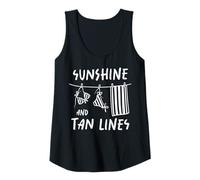 Femme Sunshine and Tan Lines Summer Beach Vacation Maillots de Bain Bikini Débardeur