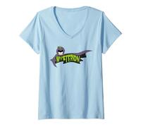 Femme Super-héros masqué de South Park Kenny Mysterion, justicier rétro T-Shirt avec Col en V