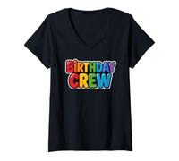 Femme Superbe Anniversaire garçon Fille Candy Dude Plan 7ème 8ème fête T-Shirt avec Col en V