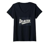Femme Superbe Costume de Discours de Catastrophe T-Shirt avec Col en V