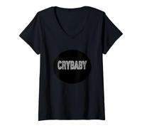 Femme Superbe Discours Crybaby pour garçons et Filles T-Shirt avec Col en V