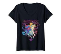 Femme Supergirl Woman of Tomorrow Comet T-Shirt avec Col en V