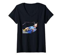 Femme Supergrass Gaz Coombes TV in The Park I Should Coco T-Shirt avec Col en V