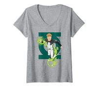 Femme Superman (2025) Green Lantern T-Shirt avec Col en V