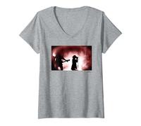 Femme Sœurs de la Miséricorde d'abord, dernière et Toujours de l'ère Phil Nicholls T-Shirt avec Col en V