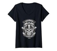 Femme Surströmming Challenge Norseman's Sushi Surströmming T-Shirt avec Col en V