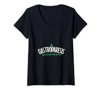 Femme Survivants de la gastroparésie - Montrer sa fierté T-Shirt avec Col en V