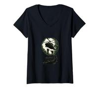 Femme SWAT Helicopter/Special Forces/Parachutiste Duty Warzone T-Shirt avec Col en V