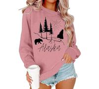 Femme Sweatshirt Graphique Décontracté Manches Col Doux Confortable Élégant | Polyester, capuche, sweat, polaire, pull, longues, automne, hiver, poche, poches, essentials, zippé, Molleton, Grande Taille
