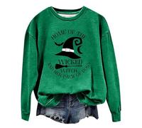 Femme Sweatshirt Graphique Douce Manches Longues Grandes Tailles Halloween | small circle, capuche, sweat, polaire, pull, automne, décontracté, hiver, poche, poches, essentials, zippé, Molleton, Chaud