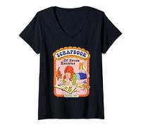 Femme Sworn Enemies Sarcastic Retro Vintage Funny Adult Humor T-Shirt avec Col en V