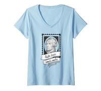 Femme T-Shirt Alexander Hamilton T-Shirt avec Col en V