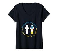 Femme T-Shirt de Super-héros Cool Disant qu'il n'était jamais Une Robe T-Shirt avec Col en V