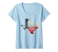 Femme T-Shirt Deep in The Heart of Texas T-Shirt avec Col en V