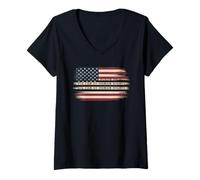 Femme T-Shirt des Droits De l'homme Protester Contre Le Féminisme T-Shirt avec Col en V