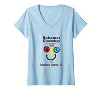 Femme T-shirt Goombay in Coconut Grove 2025 T-Shirt avec Col en V