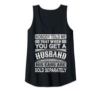 Femme T-shirt humoristique avec citation « Nobody Told Me » avec oreilles de mari Débardeur