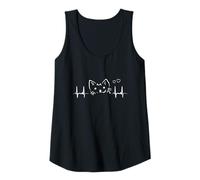 Femme T-shirt minimaliste chat mignon battement de cœur Débardeur