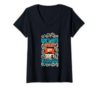 Femme T-Shirt Ne détestez Pas ce Que Vous ne comprenez Pas T-Shirt avec Col en V