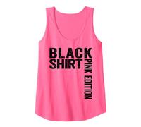 Femme T-Shirt Noir édition Rose Black Shirt Pink Edition Débardeur