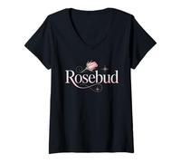 Femme T-Shirt « That Says Rosebud » - Comtés Simples du comté T-Shirt avec Col en V