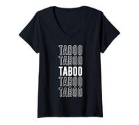 Femme Tabou T-Shirt avec Col en V