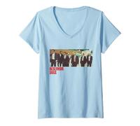 Femme Tarantino Reservoir Dogs Heist, Film Policier culte T-Shirt avec Col en V
