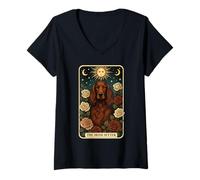 Femme Tarot The Irish Setter T-Shirt avec Col en V