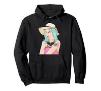 Femme tatouée dame avec tatouages illustration Sweat à Capuche