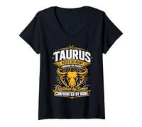 Femme Taureau détesté par Beaucoup de Personnes recherchées par Beaucoup confronté à Aucun T-Shirt avec Col en V