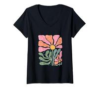 Femme Tax The Rich! Article de Fan Gauche Merch Heidi Reichinnek T-Shirt avec Col en V