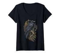 Femme Taxidermie Taxidermiste T-Shirt avec Col en V